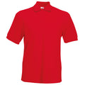 Rouge - Front - Fruit Of The Loom 65-35 - Polo à manches courtes - Homme