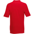 Rouge - Back - Fruit Of The Loom 65-35 - Polo à manches courtes - Homme