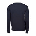 Bleu marine - Back - Tee Jays - Sweat-shirt col V - Homme