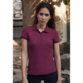 Bordeaux - Side - Fruit Of The Loom - Polo manches courtes - Femme