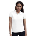 Blanc - Back - Fruit Of The Loom - Polo manches courtes - Femme