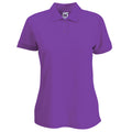 Violet - Front - Fruit Of The Loom - Polo manches courtes - Femme