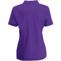 Violet - Back - Fruit Of The Loom - Polo manches courtes - Femme