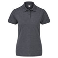 Gris chiné - Front - Fruit Of The Loom - Polo manches courtes - Femme
