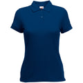 Bleu marine - Front - Fruit Of The Loom - Polo manches courtes - Femme