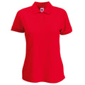 Rouge - Front - Fruit Of The Loom - Polo manches courtes - Femme