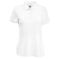 Blanc - Front - Fruit Of The Loom - Polo manches courtes - Femme