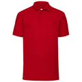 Rouge - Front - Polo à manches courtes Fruit Of The Loom pour homme