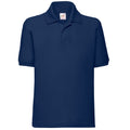 Bleu marine - Front - Fruit Of The Loom - Polo manches courtes - Unisexe