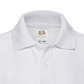 Blanc - Side - Fruit Of The Loom - Polo manches courtes - Unisexe