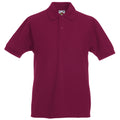 Bordeaux - Front - Fruit Of The Loom - Polo manches courtes - Unisexe