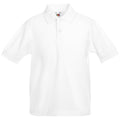 Blanc - Front - Fruit Of The Loom - Polo manches courtes - Unisexe