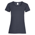 Bleu nuit - Front - T-shirt à manches courtes - Femme