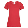 Rouge vif - Front - T-shirt à manches courtes - Femme