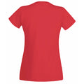 Rouge vif - Back - T-shirt à manches courtes - Femme