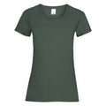Vert foncé - Front - T-shirt à manches courtes - Femme