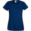 Bleu airforce - Front - T-shirt à manches courtes - Femme