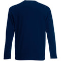 Bleu nuit - Front - T-shirt à manches longues - Homme