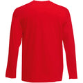 Rouge vif - Back - T-shirt à manches longues - Homme