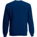 Bleu marine - Back - Sweat-shirt en jersey - Homme