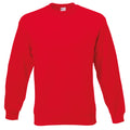Rouge - Front - Sweat-shirt en jersey - Homme