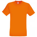 Orange vif - Front - T-shirt à manches courtes - Homme