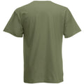 Vert olive - Back - T-shirt à manches courtes - Homme