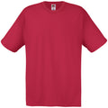 Rouge foncé - Front - T-shirt à manches courtes - Homme
