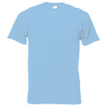 Bleu clair - Front - T-shirt à manches courtes - Homme