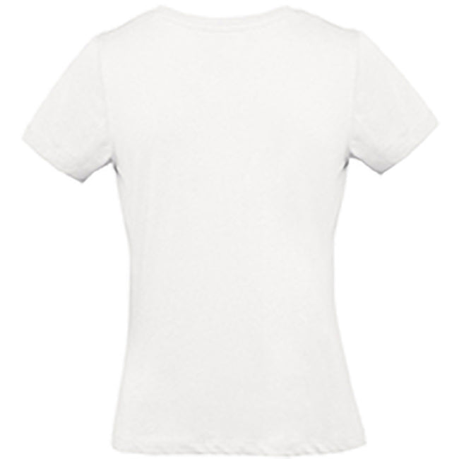 Blanc - Back - B&C -T-shirt Inspire - Femme