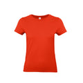 Rouge feu - Front - B&C - T-shirt - Femme