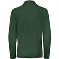 Vert - Back - B&C - Polo manches longues - Hommes