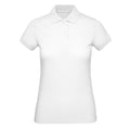 Blanc - Front - B&C - Polo manches courtes INSPIRE - Femme