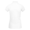 Blanc - Back - B&C - Polo manches courtes INSPIRE - Femme