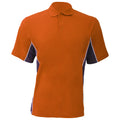 Orange-Gris-Blanc - Front - Gamegear - Polo à manches courtes - Homme