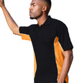 Noir-Orange-Blanc - Side - Gamegear - Polo à manches courtes - Homme