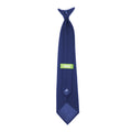 Bleu marine - Back - Cravate à clipser Yoko (Lot de 4)