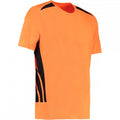 Orange fluo-Noir - Side - Polo à manches courtes Gamegear® Cooltex pour homme