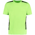 Vert citron fluo-Noir - Front - Polo à manches courtes Gamegear® Cooltex pour homme