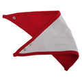 Blanc-Rouge - Front - Babybugz - Bavoir bandana réversible - Bébé unisexe (Lot de 2)