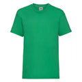 Vert tendre - Front - Fruit Of The Loom - T-Shirt à manches courtes - Enfant (Lot de 2)