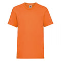 Orange - Front - Fruit Of The Loom - T-Shirt à manches courtes - Enfant (Lot de 2)