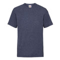 Bleu marine vintage chiné - Front - Fruit Of The Loom - T-Shirt à manches courtes - Enfant (Lot de 2)
