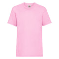 Rose clair - Front - Fruit Of The Loom - T-Shirt à manches courtes - Enfant (Lot de 2)