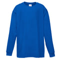 Bleu royal - Front - Fruit Of The Loom - T-Shirt à manches longues - Enfant unisexe (Lot de 2)