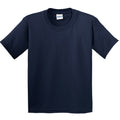 Bleu marine - Front - Gildan - T-Shirt doux - Enfant (Lot de 2)