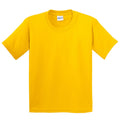 Jaune - Front - Gildan - T-Shirt doux - Enfant (Lot de 2)