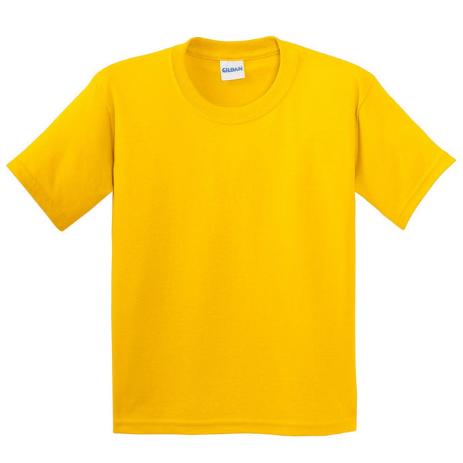 Jaune - Front - Gildan - T-Shirt doux - Enfant (Lot de 2)