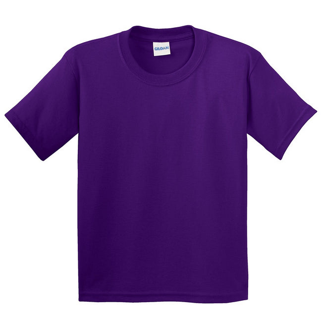 Violet - Front - Gildan - T-Shirt doux - Enfant (Lot de 2)