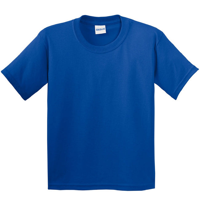 Bleu royal - Front - Gildan - T-Shirt doux - Enfant (Lot de 2)